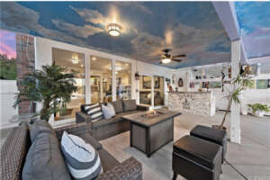 Living Room with artificial sky ceiling